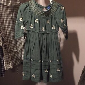 NWT embroidered floral maxi dress